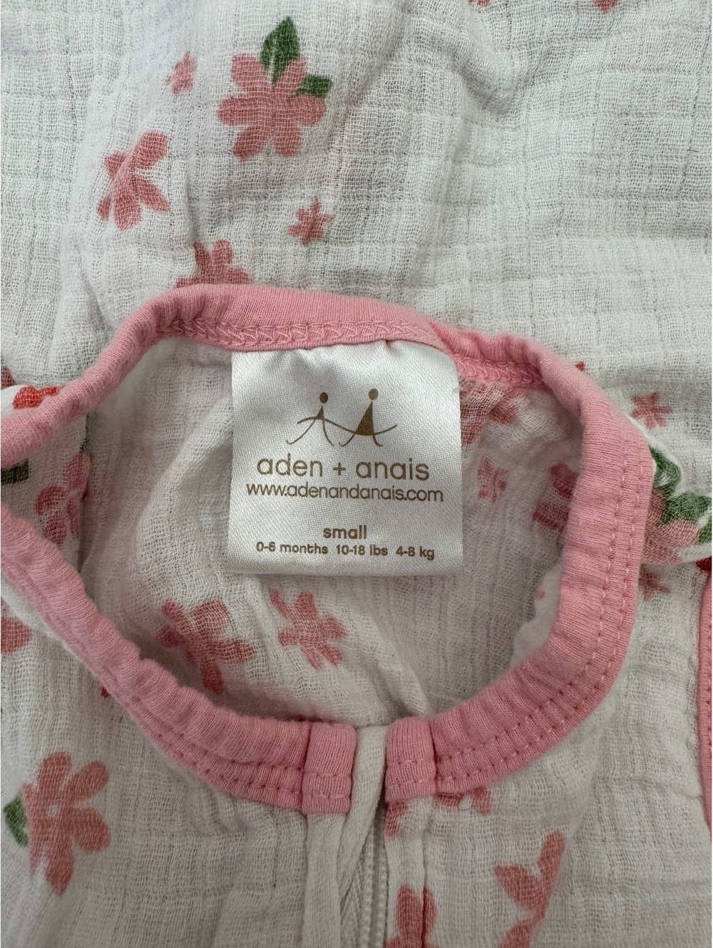 aden + anais muslin sleep sack/sleeping bag - Picture 3 of 4
